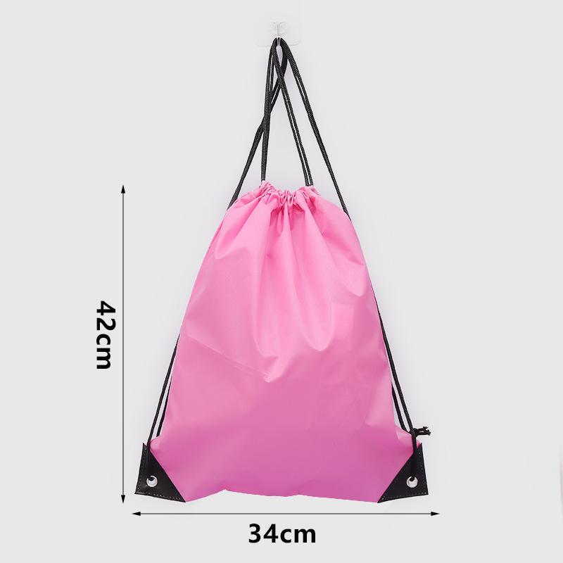 Bolsa de Gimnasio con Cordón para Exterior Mujer Hombre Bolsas con Cuerda Almacenamiento Ropa Zapatos Piscina Embalaje Impermeable Bolsillo Fitness Unisex