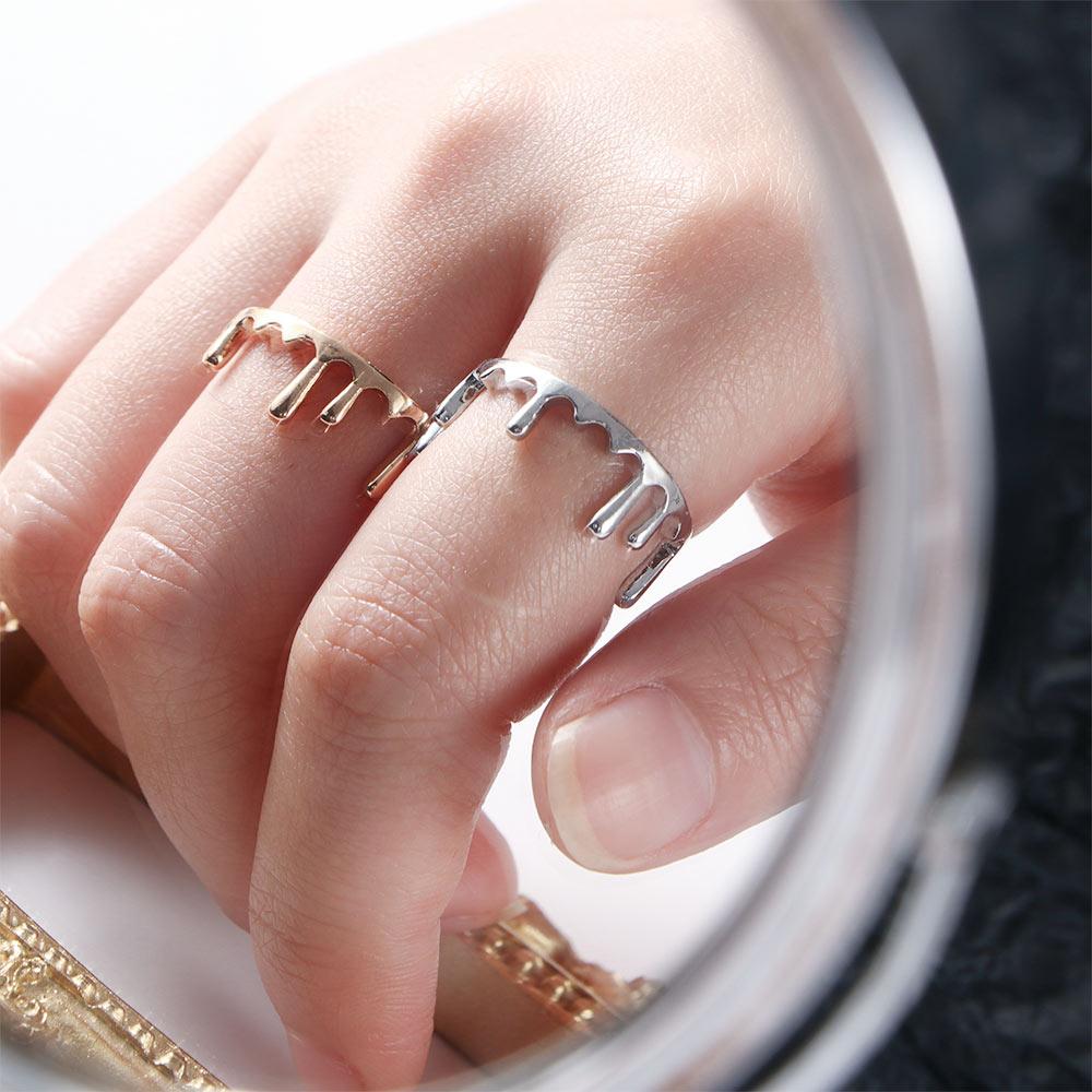 For Women Cutting Bloodstain Men Korean Finger Ring Women Ring Party Jewelry Halloween Opening Ring