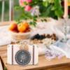 20Pcs Wedding Gift Box Candy Boxes with Compass and Kraft Tags for Travel Wedding Favors DecorationsRose Golden