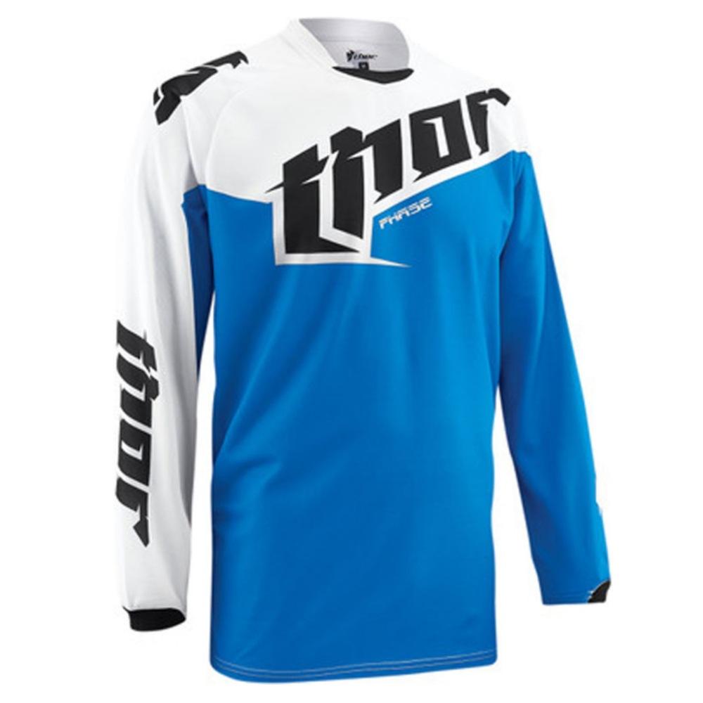 Heißer Verkauf Neuer Thor Team Schnelltrocknendes Atmungsaktives Downhill-Anzug Sommer Mountainbike Langarm-T-Shirt Motorradanzug