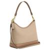 Coach Laurel 31 Horse And Carriage Pattern PVC Shoulder Bag Large Women Shoulder Bag Light-Yellow CAK91-IMLG6