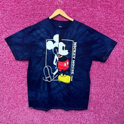Mickey Mouse Half Animated Tiedye T-shirt
