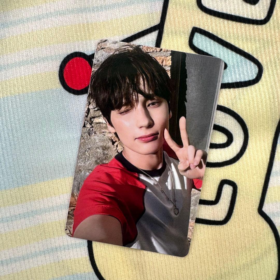 

[USED] txt love language line music hueningkai trading card