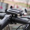 Cycling Phone Mount Universal Navigation Holder Aluminum Alloy Handlebar Clamp Smartphone Stand with Non Slip Pad