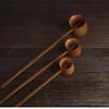 Chinese Style Handmade Natural Bamboo Wooden Tea Scoop Long Handle Water Tea Spoon Teaware Table Decor Kitchen Tool 2025 New