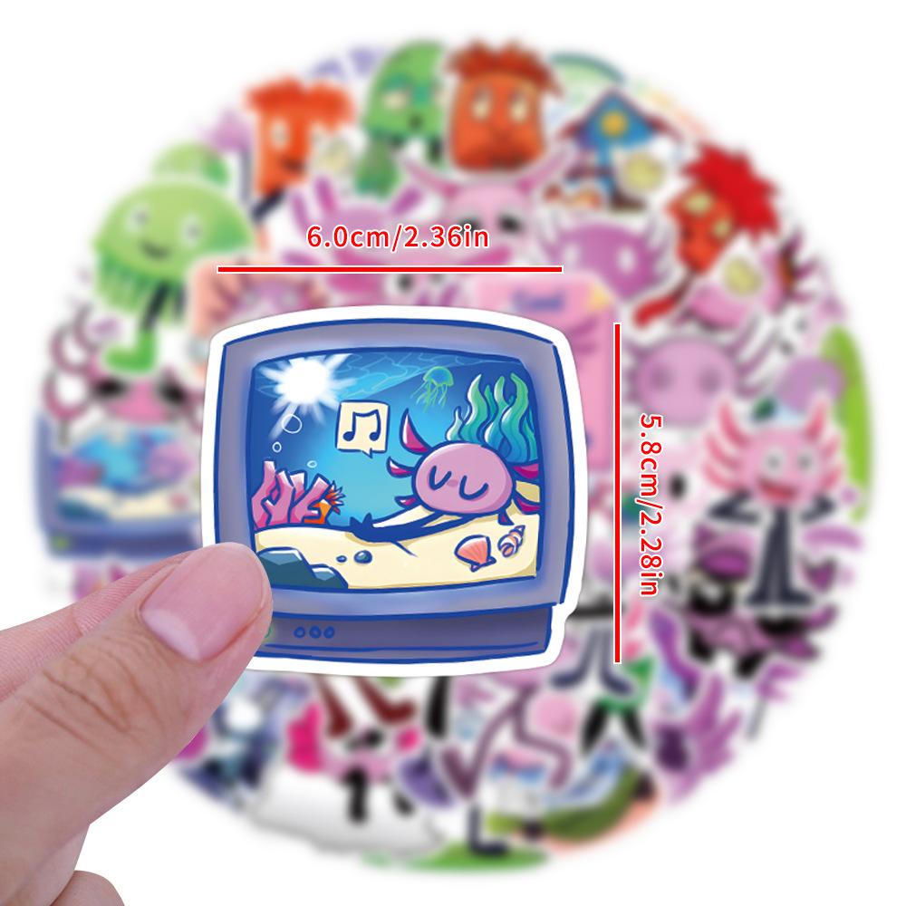 50 New KinitoPet Graffiti Stickers Decorative Suitcase Mobile Game Stickers