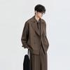 Men's British Style Double-Breasted Fall Trench Coat