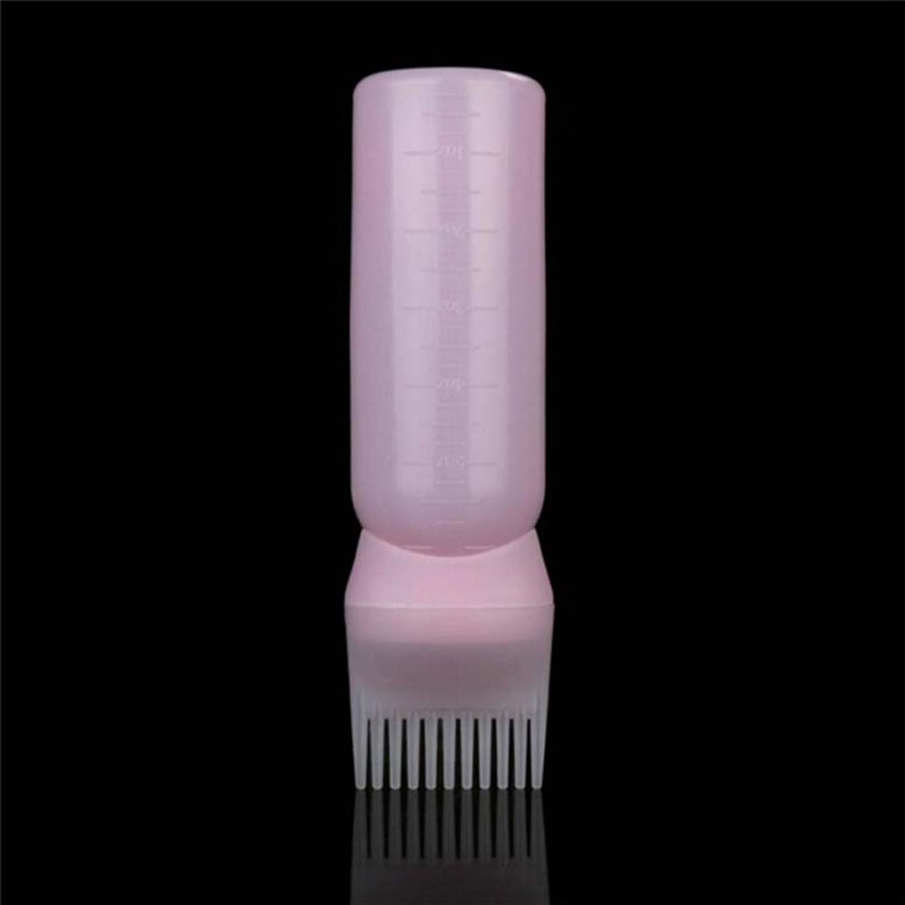 Comb Dyeing Shampoo Bottle Hair Dye Tool Applicator Bottles Hair Dye Bottle With Graduated Brush