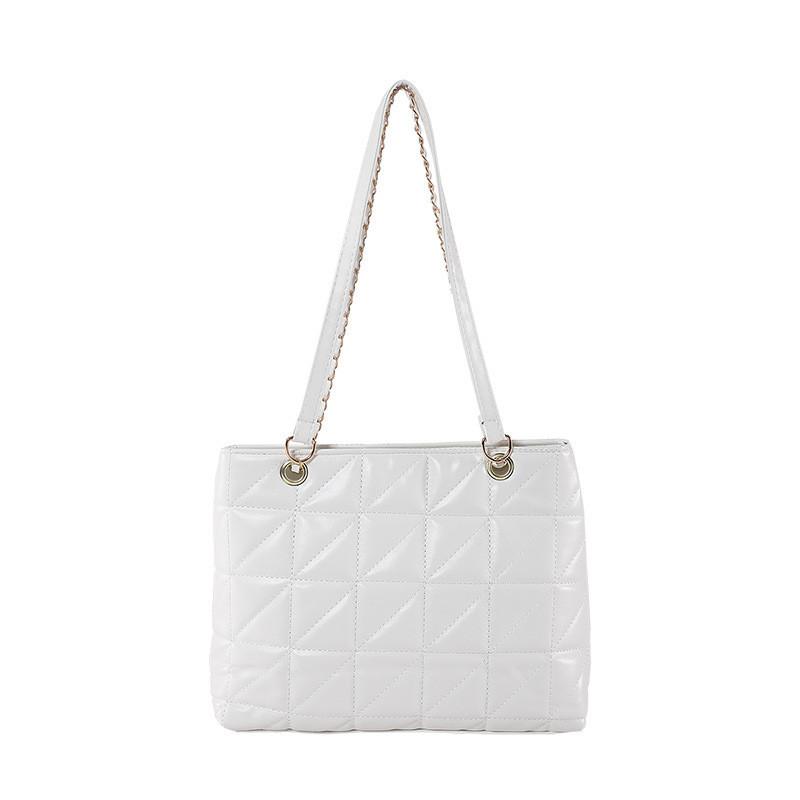 

Wholesale Fashion Large Capacity Tote Bag Women 2024 Spring New Trendy Chain Shoulder Crossbody Bag Street Style Pu Material