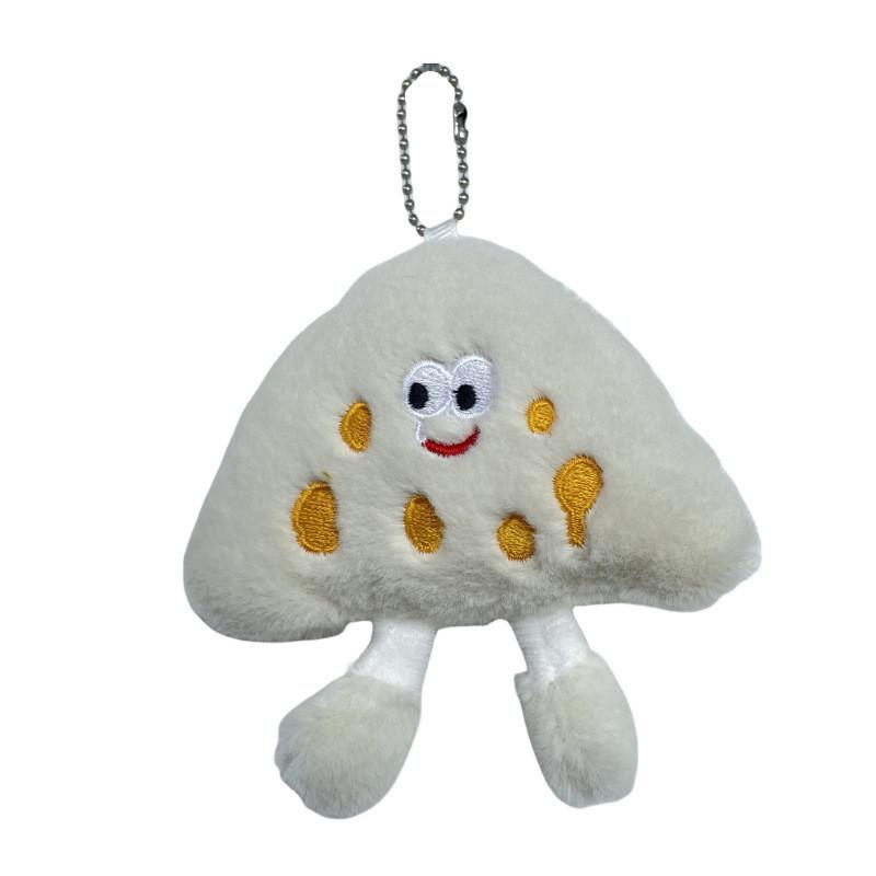 

Cute Cheese Triangle Plush Keychain Adorable Soft Sandwich Plush Toy For Bags