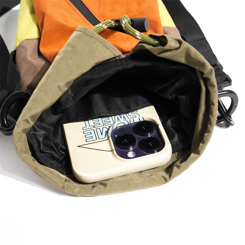 Borsa Portabollitore Acqua da Esterno Borsa a Tracolla Bicolore Leggera Borsa per Telefono Cellulare