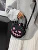 Lässige Damen Colorblock Umhänge- & Schultertasche - Halloween 2025 Edition