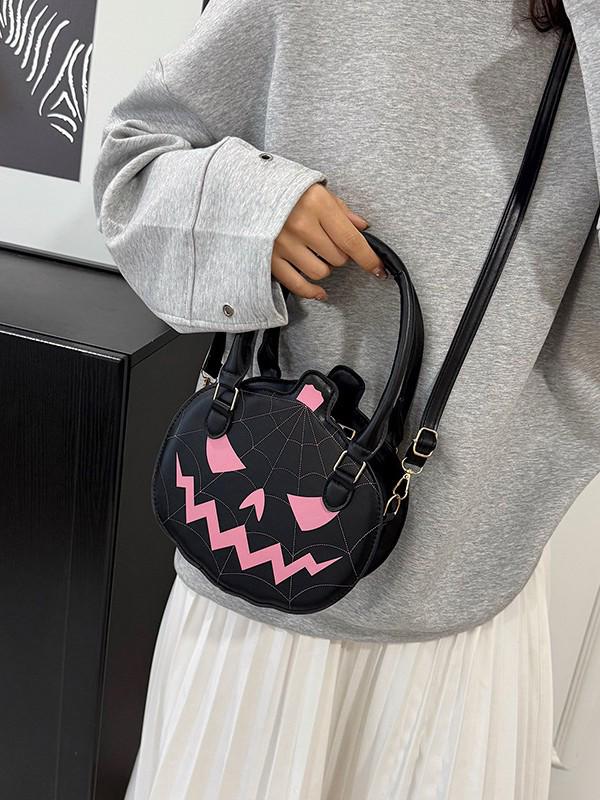 Lässige Damen Colorblock Umhänge- & Schultertasche - Halloween 2025 Edition