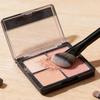 Pincel de Maquiagem Dupla Face Com Cerdas Macias e Densas Para Base Contorno Blush Perfeito Para Maquiagem Diária Uso em Viagem
