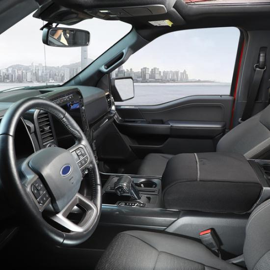 Seat Center Console Lid Armrest Cover Pad Black Fits Ford F150    US