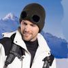 Afneembare Bril Warme Ski Masker Hoeden Winddichte Gebreide Hoed Mode Winter Bril Petten Buiten