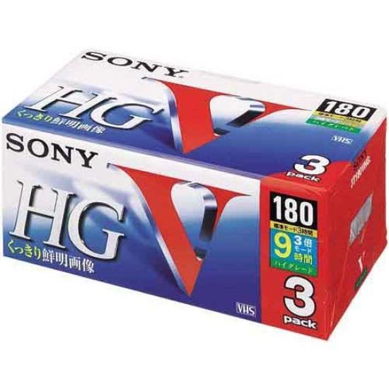 SONY 3T180VHGL VHS Tape