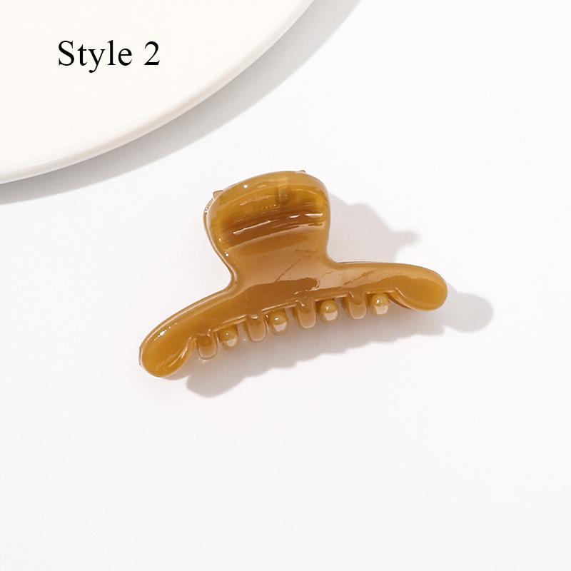 29 Styles Jelly Color Geometric Hair Claws Crab Hair Clips Women Small Mini Bangs Clip Ponytail Clip Catch Clip Hair Accessories