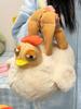 Funny Playful Giggle Chicken Plush Handbag - Large Capacity Cartoon Shoulder Bag