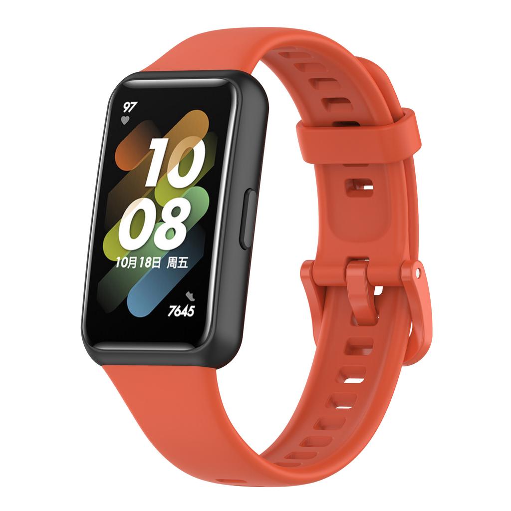Silicone Watch Strap for Huawei Band 7 Original Belt Sports Smart Bracelet Replacement Correa Wristband for Huawei Band 7 Strap