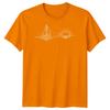 Sailboat Sunset Sailing Travel Unisexs TShirt Ocean Line Art