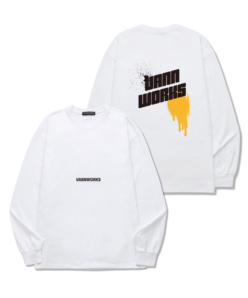 VANNWORKS Spread Logo Long Sleeve (Vls0062) White