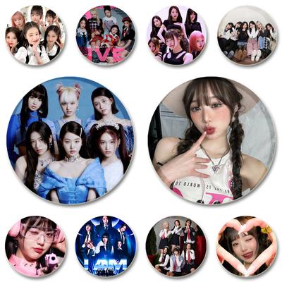 32/44/58mm Korea muusikagrupi märk, käsitsi valmistatud plekk-prossid, stiilsed ja peened rinnanõelad riiete, mütside, seljakottide aksessuaaridele, 32/44/58mm