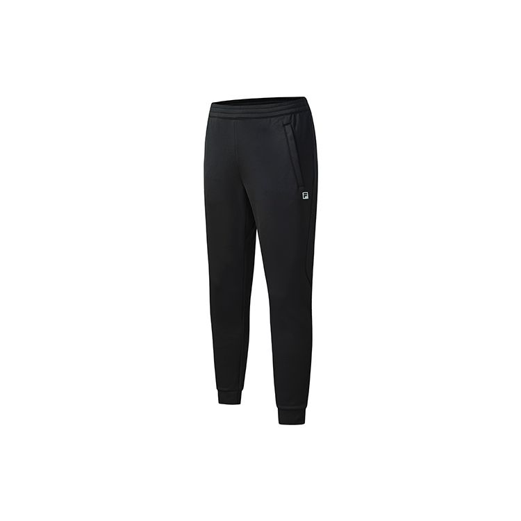 

FILA Athletics Basic Cuffed Solid Color Simple Running Knit Pants Men Pants Deep-Black A11M242604F-BK XL