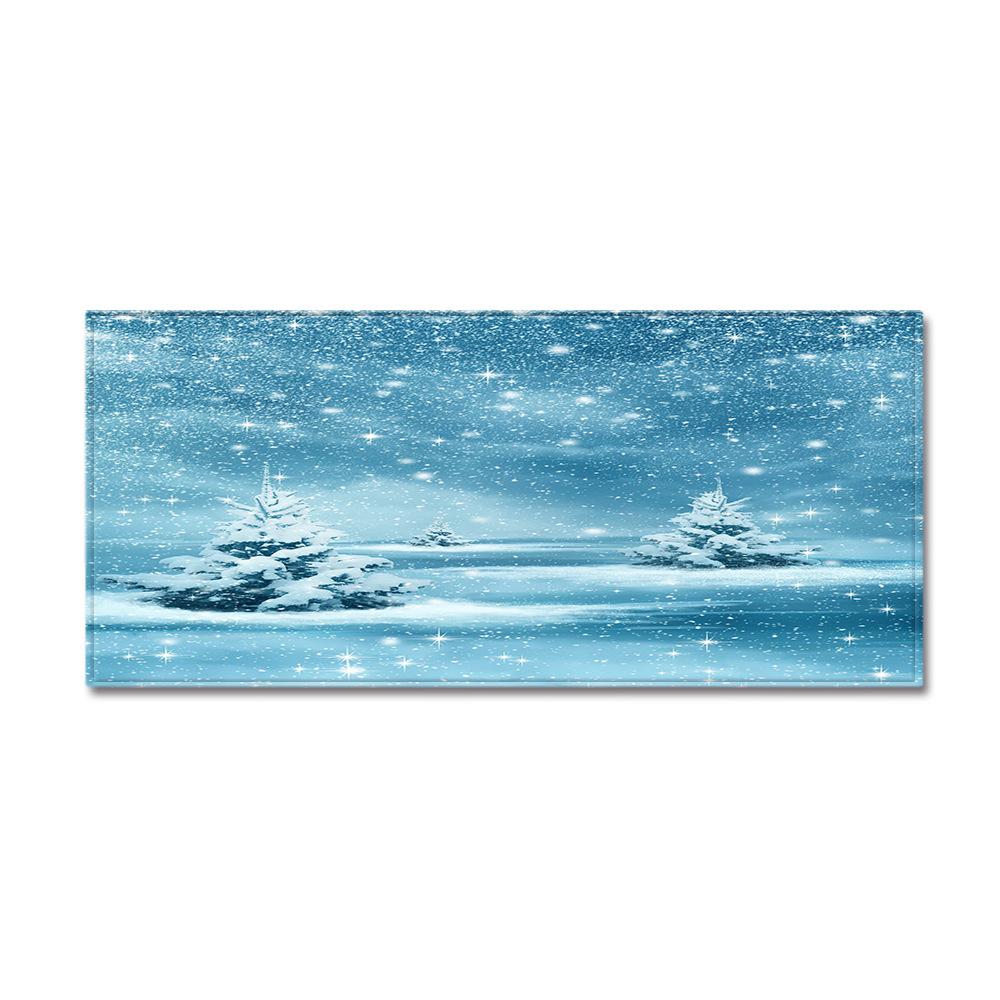 Christmas Kitchen Sand Carpet Doormat Long Floor Mat