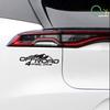 4X4 off-road car four-wheel drive reflective decoration car sticker body decal modification waterproof sticker