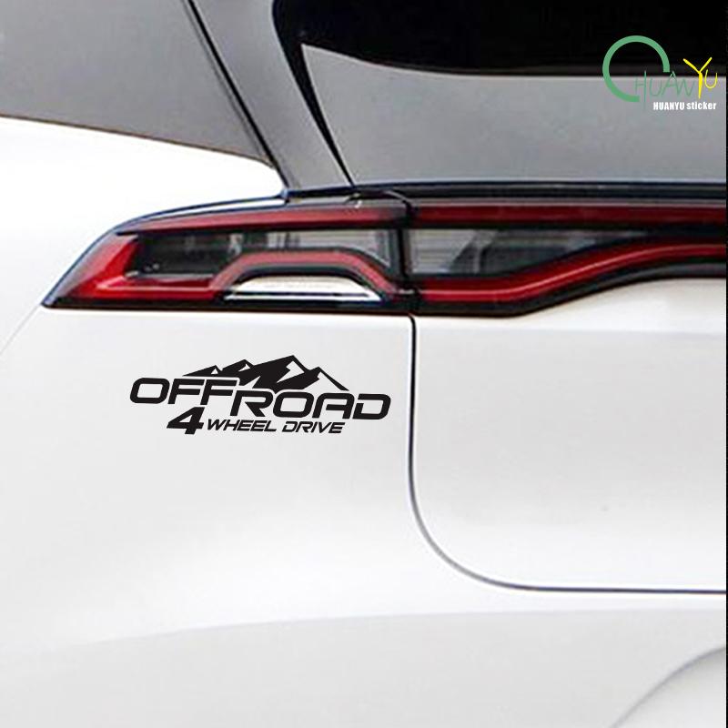 4X4 off-road car four-wheel drive reflective decoration car sticker body decal modification waterproof sticker