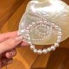 Super Dazzling and Exquisite Zircon Pearl Bracelet - Elegant and Exclusive Layered Hand Pendant for Women