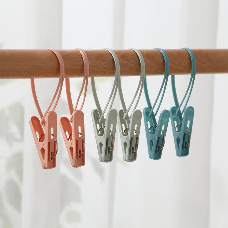 Multi-functional Windproof Plastic Clothes Peg and Hanger - Ideal for Drying Pants, Quilts, and More