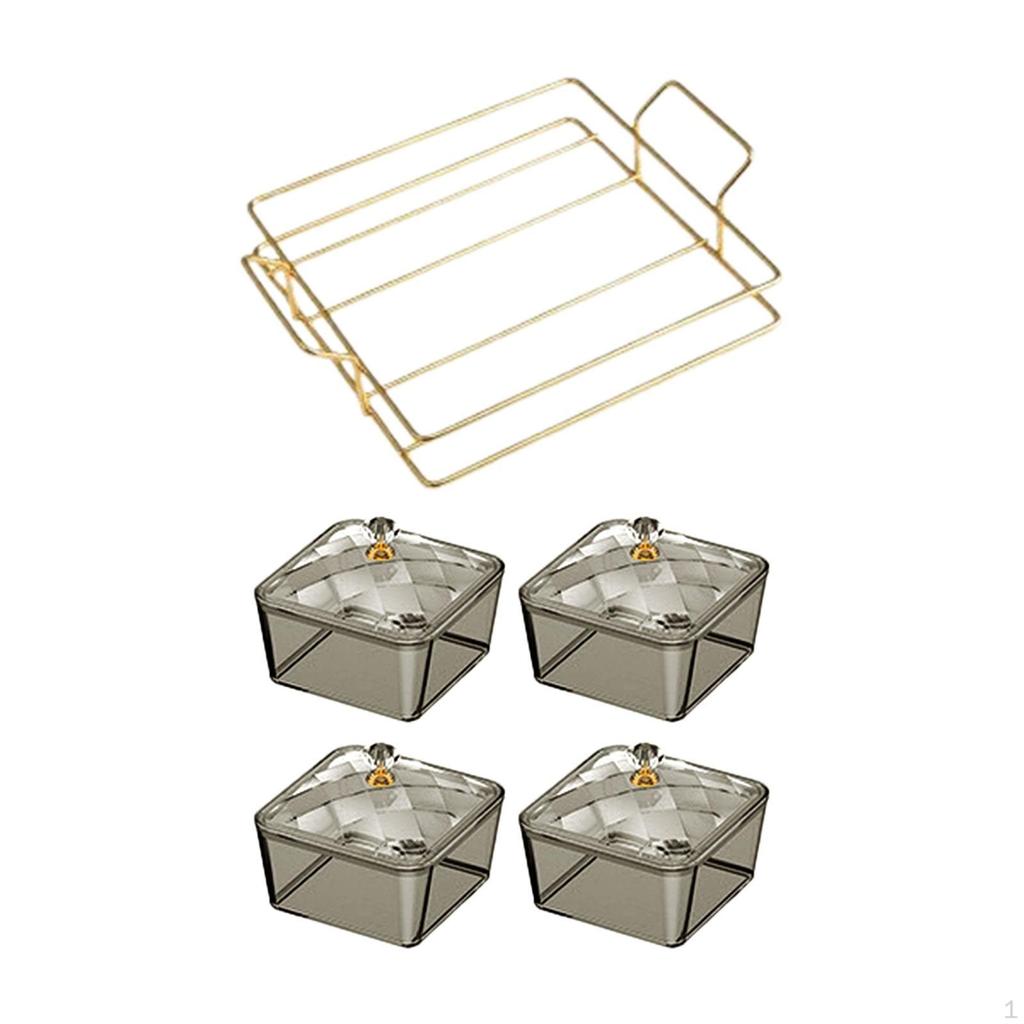 Dried Fruit Tray Food Storage Box Container Snack Serving Plate Divided for Office And