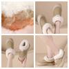 Korean-Style Women's Winter Boots with Fleece Lining Thickened Cotton-Lined Boots Warm Flat-Soled Soft-Sole Casual Women's Cotton Shoes