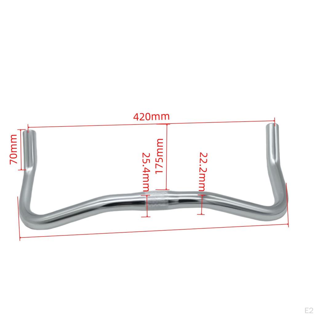 Mountain Bike Handlebar Bent Bar Component Comfortable Lightweight Down Hill