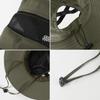 Unisex Breathable Mesh Panel Bucket Hat, Spring Summer UV Protection Sun Hat, Lightweight Outdoor Cap for Work Travel Hiking