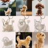 Puppy Hair Memorial Keepsake Capsule Pet's Dog Fur Container Pet Hair Storage Keychain Decor Pet Lovers Pet Fur Souvenirs Box