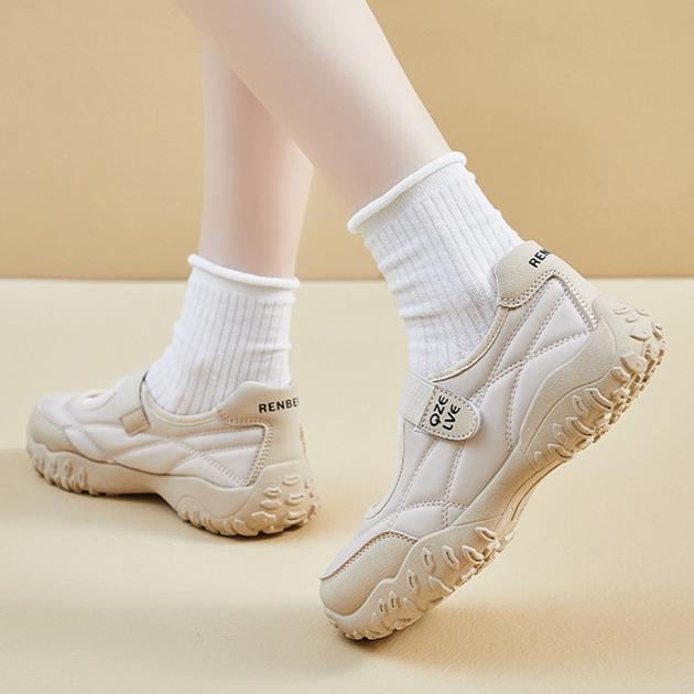 Korean Version Velcro Hollow Out Summer Student Leisure Mesh Breathable