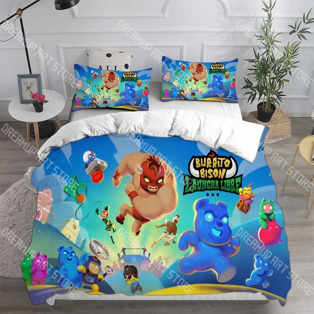 Burrito Bison Launcha Libre Bedding Set Single Twin Full Queen King Size Bed Set Kids Bedroom Duvetcover Sets Bed Sheet Set