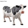 Animal Model Solid Meticulous Workmanship Plastic Simmental Cow Animal Model for Desktop Decoration
