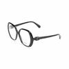 Eye Logo Round Frame Flat Glasses Acetate Fiber Round Optical Frame Men and Women Same Style Couple Model