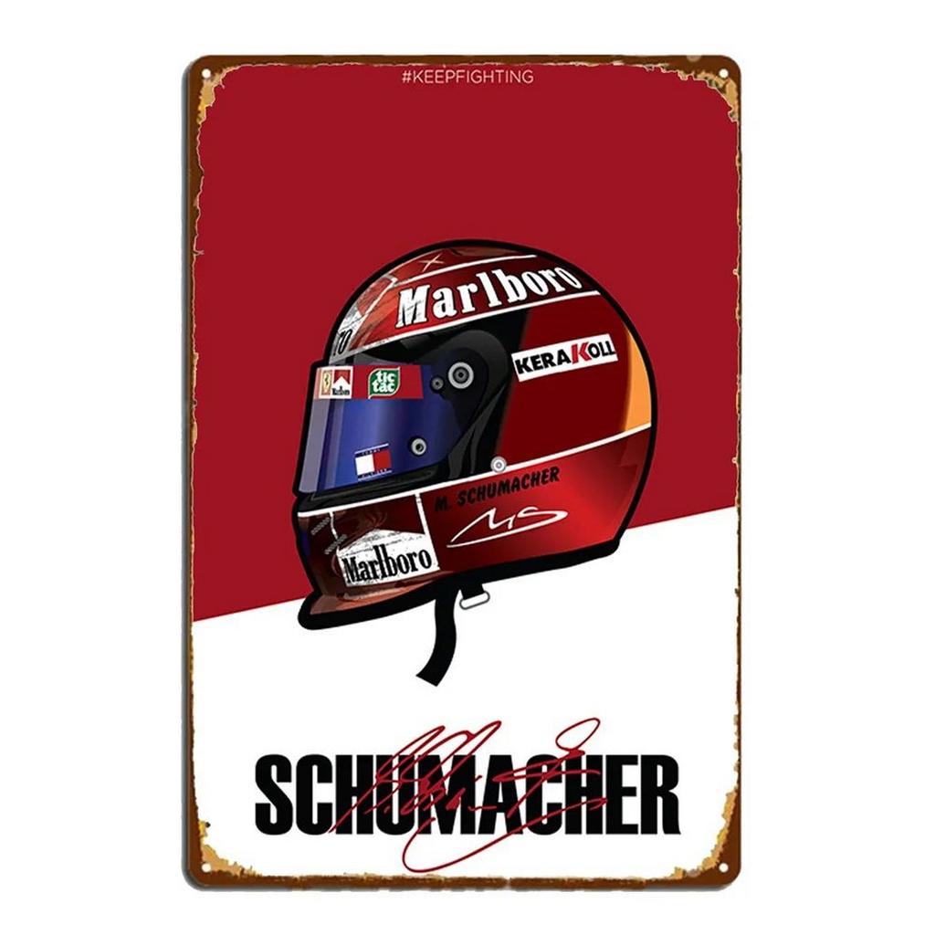 Football Helmets Metal Tin Signs Wall Decoration Plaque Vintage Art Poster Iron Painting for Man Cave Home Cafe Garden Club Bar