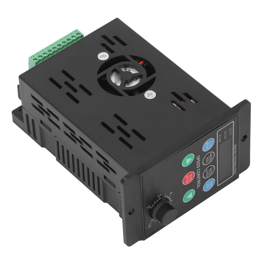 Variable Frequency Drive 1.1KW 1PH 176 264V Input 3PH 0 220V Output Frequency Converter for Motor Fan Pump