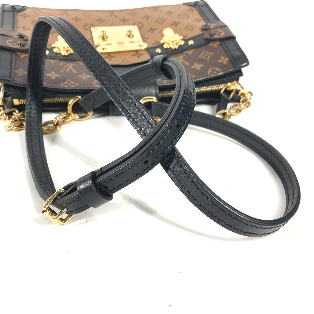 Louis Vuitton M43596 Monogram reverse Trunk Clutch 2WAY Pochette Shoulder Bag