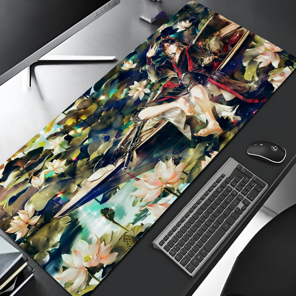 Mo Dao Zu Shi Mouse Pad Edge Big Gaming Locking Computer Gamer Large Rubber Art Mousepad Music Laptop Desk Mat