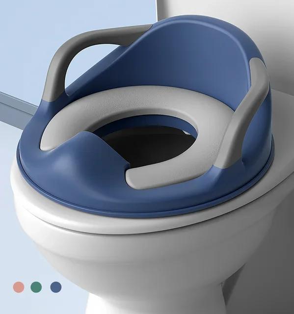 

Kids Urinal Comfort Assistant Toilet Potties Child Multifunctional Potty Baby Travel Potty Training Seat Portable Toilet Ring синий
