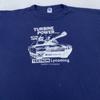 Vintage Textron Lycoming Turbine Power Shirt Mens XL M1A1 Abrams Tank 90s USA