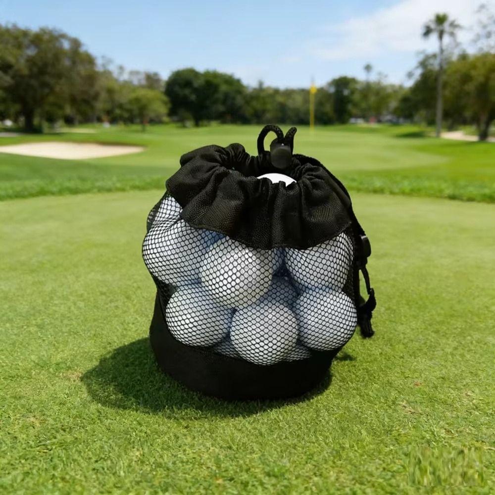 High Quality Mesh Golf Ball Pouch Portable Golf Net Bag Golf Ball Storage Bag Outdoor Sports