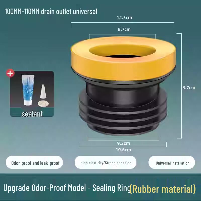 Toilet Flange Sealing Ring & Sealant Kit